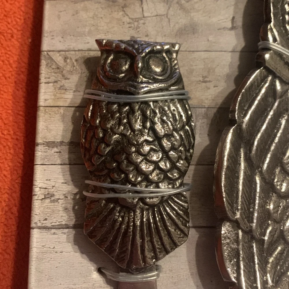 Owl Pewter  Bowl & Spreader by Towle Living - Picture 4 of 6